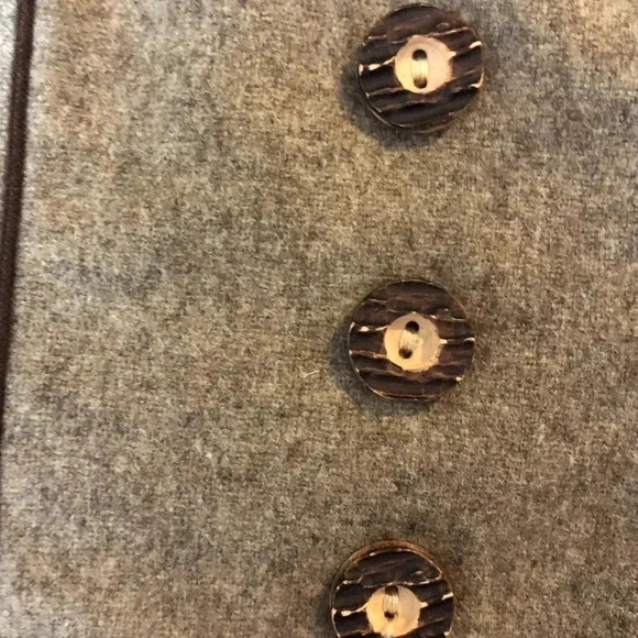 BAVARIA BLAZER VINTAGE TAN BROWM WOOL BLEND TUXEDO STYLE SIZE MEDIUM - Picture 6 of 10